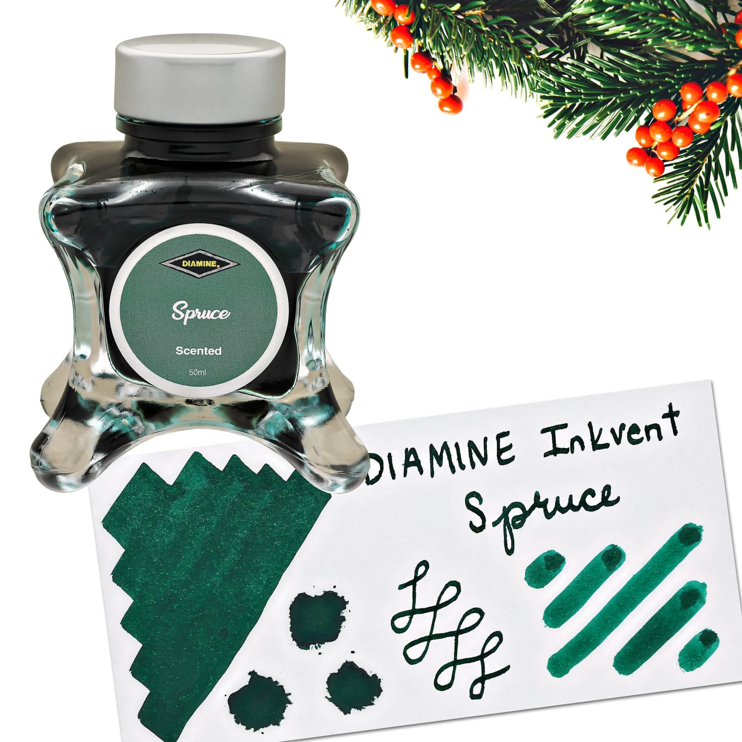 Lọ Mực Diamine Inkvent Green Edition Spruce Scented 50ml